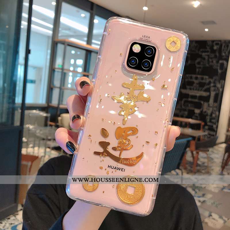 Coque Huawei Mate 20 Pro Silicone Protection Transparent Net Rouge Tout Compris Étui Fluide Doux Bla