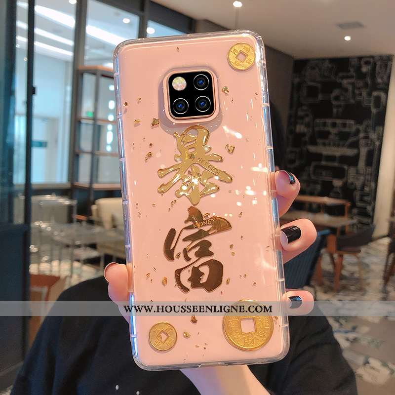 Coque Huawei Mate 20 Pro Silicone Protection Transparent Net Rouge Tout Compris Étui Fluide Doux Bla