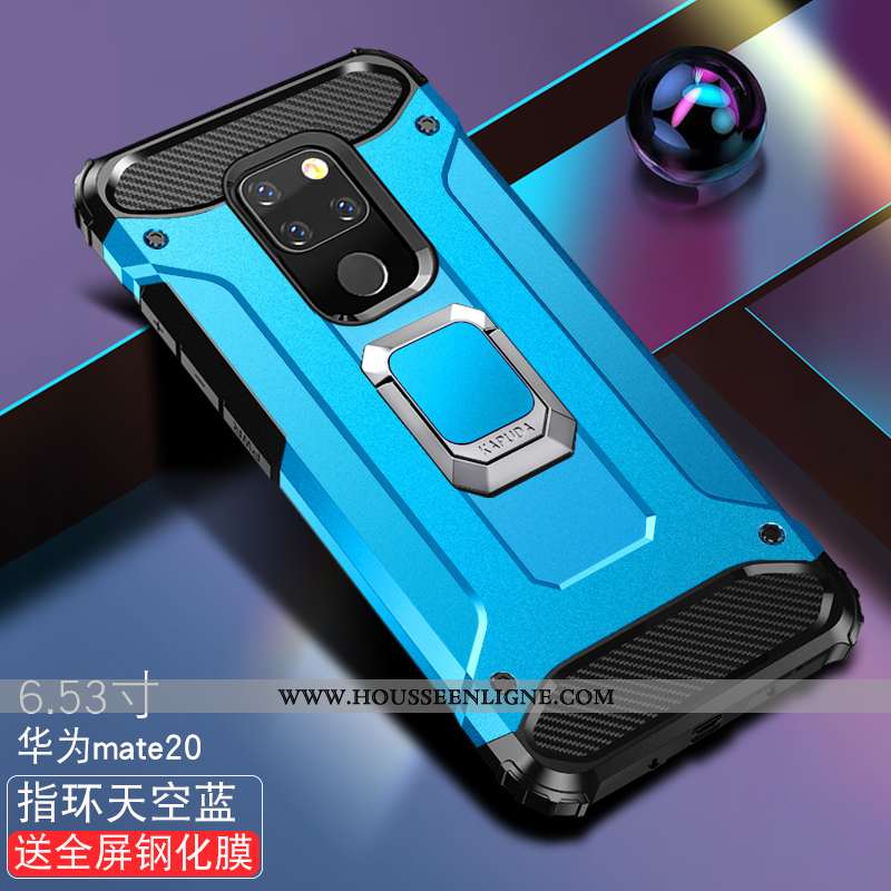 Coque Huawei Mate 20 Protection Délavé En Daim Difficile Fluide Doux Étui Légère Téléphone Portable 