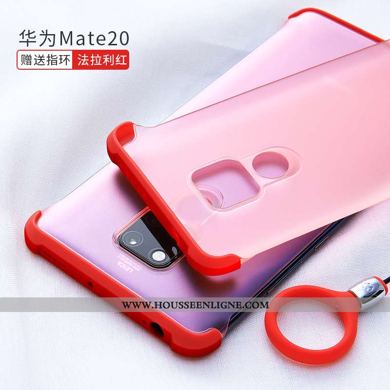 Coque Huawei Mate 20 Protection Transparent Délavé En Daim Silicone Ultra Ballon Bleu