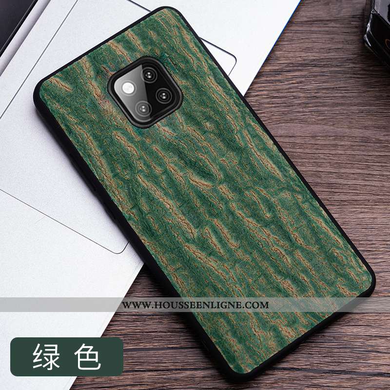 Coque Huawei Mate 20 Rs Cuir Mode Étui Luxe Téléphone Portable Qualité Verte