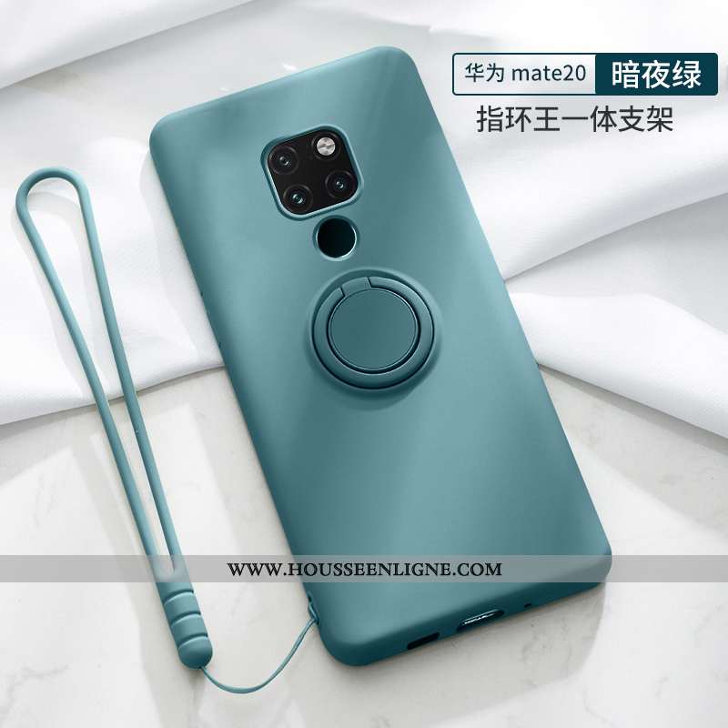Coque Huawei Mate 20 Silicone Ornements Suspendus Personnalité Incassable Ultra Fluide Doux Rouge