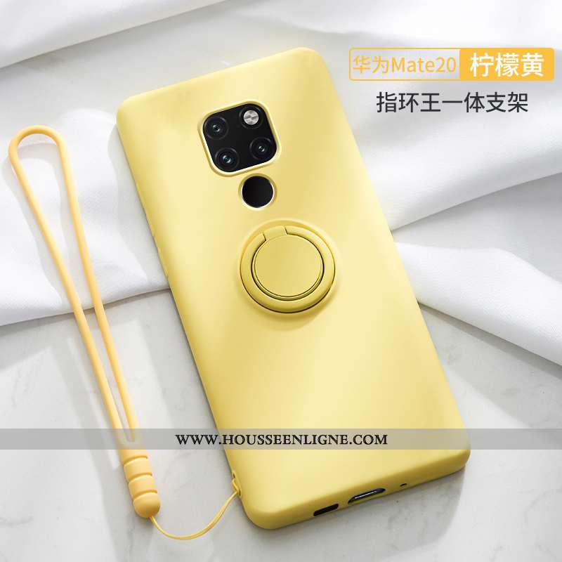 Coque Huawei Mate 20 Silicone Ornements Suspendus Personnalité Incassable Ultra Fluide Doux Rouge