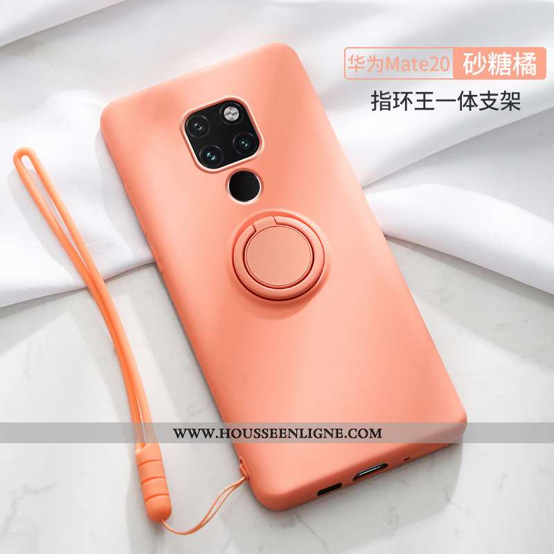 Coque Huawei Mate 20 Silicone Ornements Suspendus Personnalité Incassable Ultra Fluide Doux Rouge
