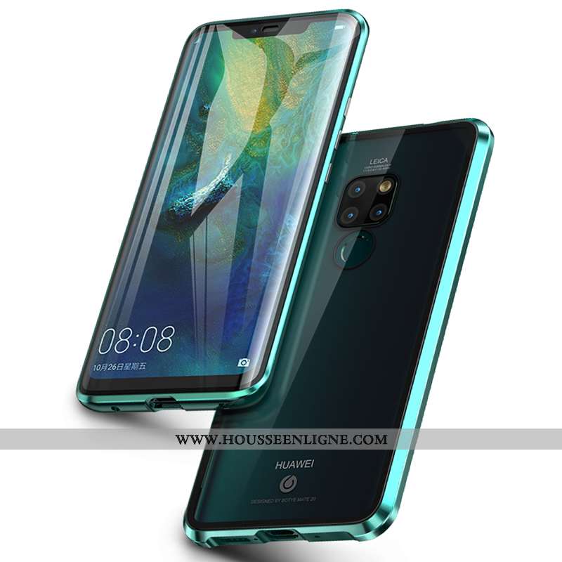 Coque Huawei Mate 20 Tendance Légère Incassable Transparent Tout Compris Téléphone Portable Verte