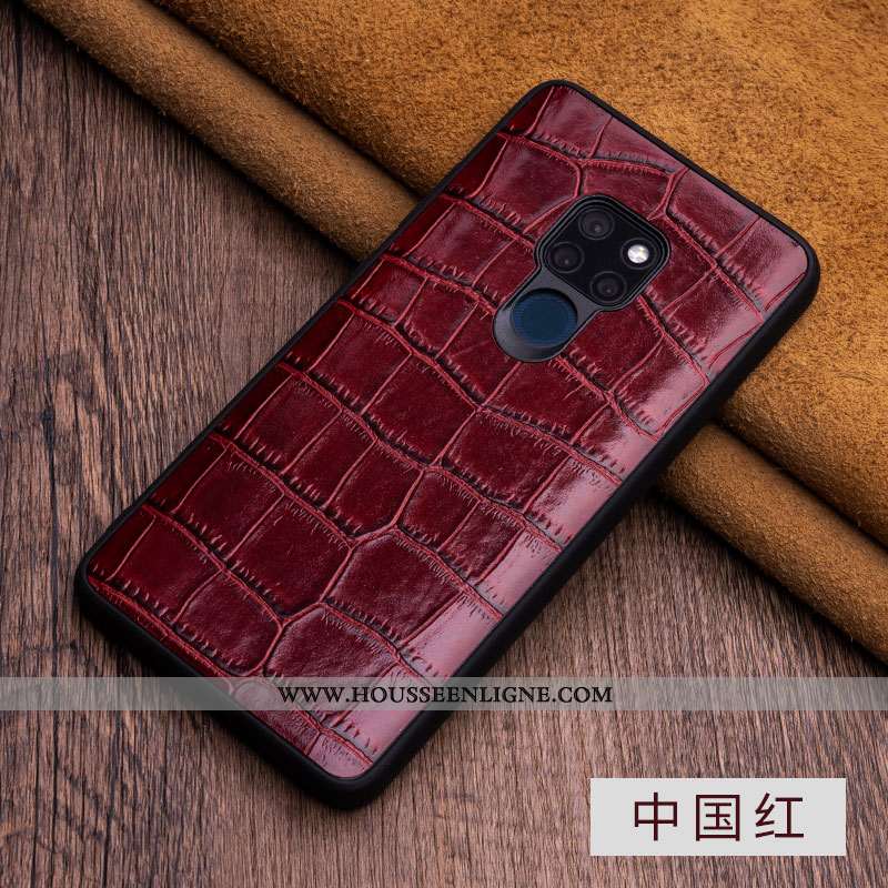 Coque Huawei Mate 20 X Cuir Protection Couvercle Arrière Étui Luxe Qualité Noir