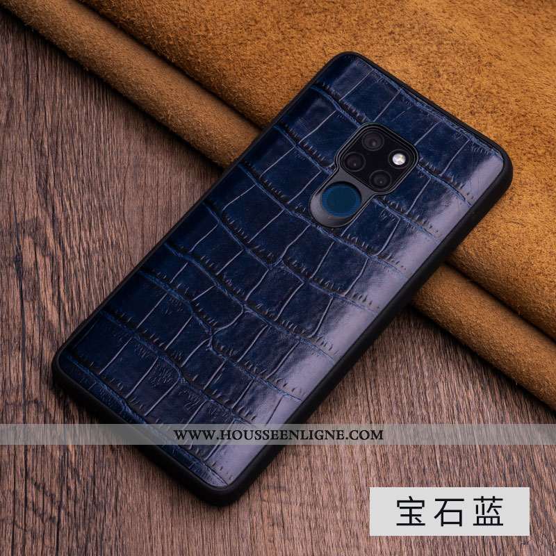 Coque Huawei Mate 20 X Cuir Protection Couvercle Arrière Étui Luxe Qualité Noir