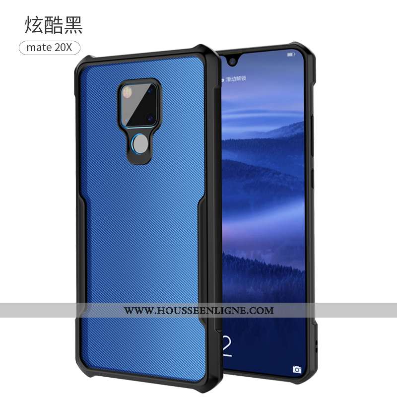 Coque Huawei Mate 20 X Silicone Protection Incassable Légère Téléphone Portable Personnalité Rouge