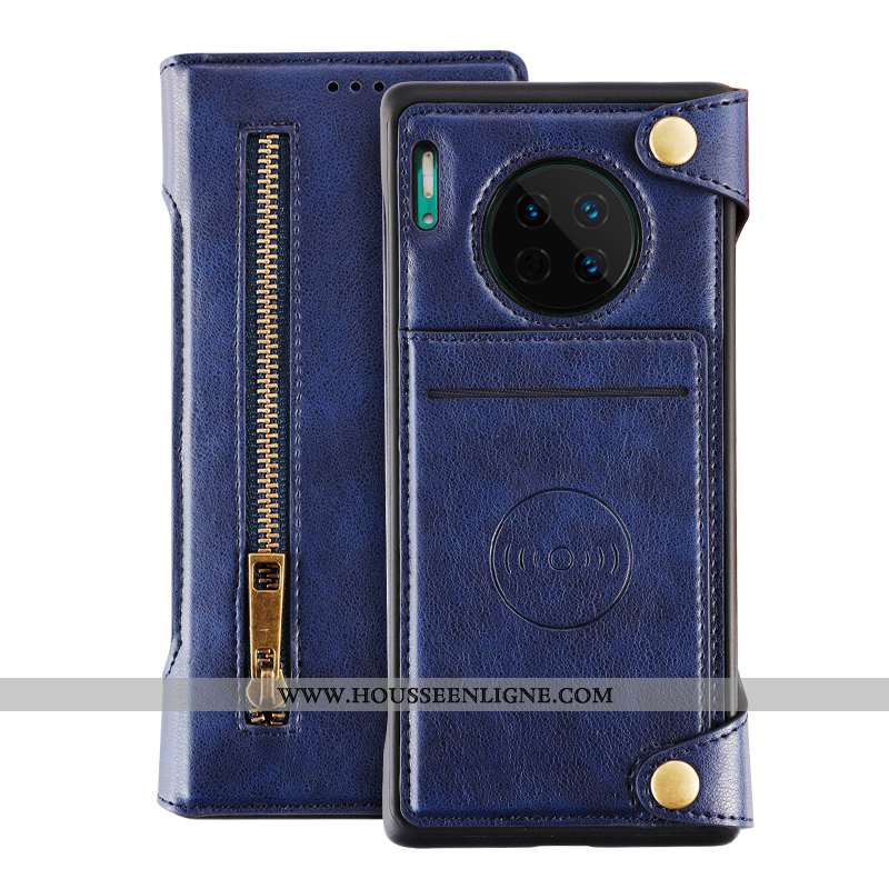 Coque Huawei Mate 30 Accessoires Protection Cuir Étui Tout Compris Housse Marron