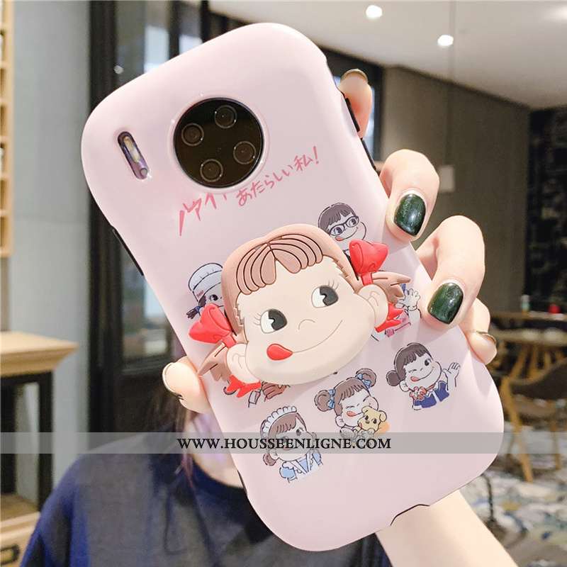 Coque Huawei Mate 30 Charmant Amoureux Téléphone Portable Incassable Net Rouge Tout Compris Support 