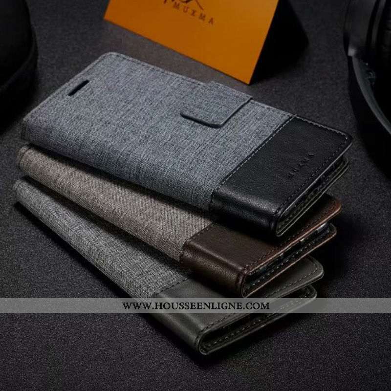 Coque Huawei Mate 30 Créatif Cuir Étui Housse Protection Téléphone Portable Toile Noir