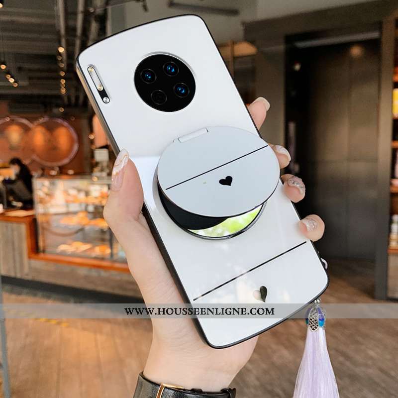 Coque Huawei Mate 30 Fluide Doux Silicone Noir Téléphone Portable Nouveau Créatif Tout Compris