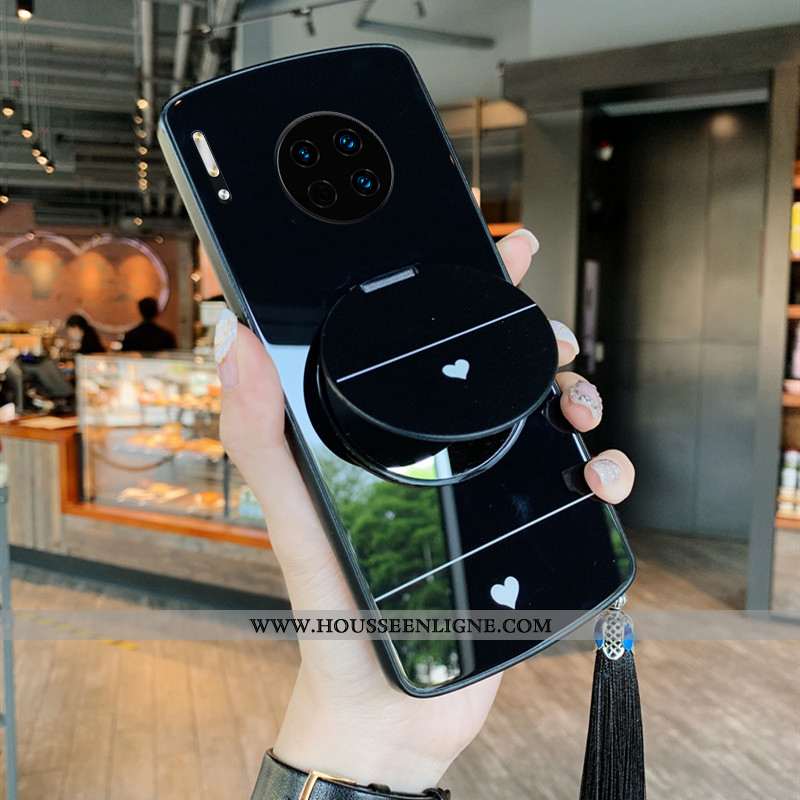 Coque Huawei Mate 30 Fluide Doux Silicone Noir Téléphone Portable Nouveau Créatif Tout Compris