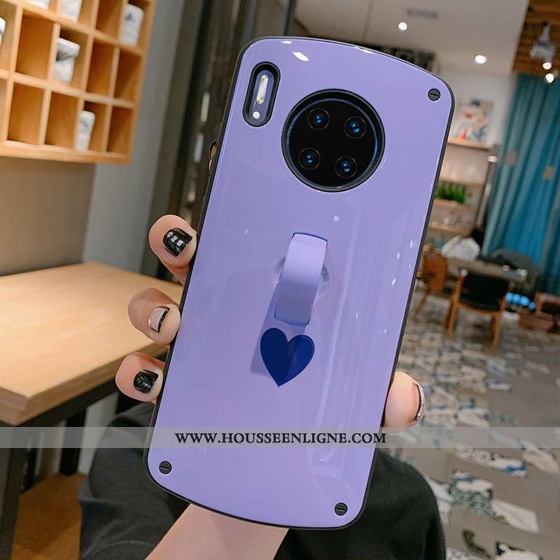 Coque Huawei Mate 30 Fluide Doux Silicone Personnalité Vert Petit Téléphone Portable Verte