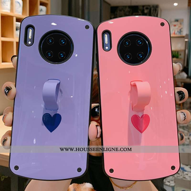 Coque Huawei Mate 30 Fluide Doux Silicone Personnalité Vert Petit Téléphone Portable Verte