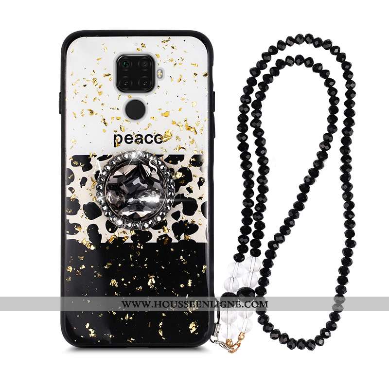 Coque Huawei Mate 30 Lite Fluide Doux Silicone Noir Léopard Protection Modèle Fleurie