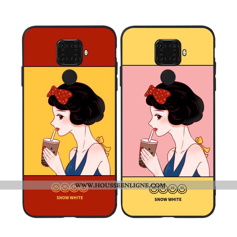 Coque Huawei Mate 30 Lite Silicone Original Rouge Étui Téléphone Portable Fluide Doux