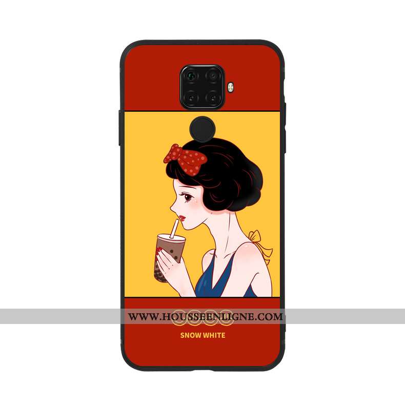 Coque Huawei Mate 30 Lite Silicone Original Rouge Étui Téléphone Portable Fluide Doux