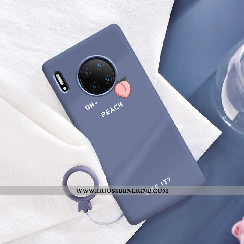 Coque Huawei Mate 30 Personnalité Créatif Protection Téléphone Portable Étui Silicone Rose