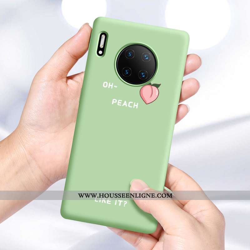 Coque Huawei Mate 30 Personnalité Créatif Protection Téléphone Portable Étui Silicone Rose