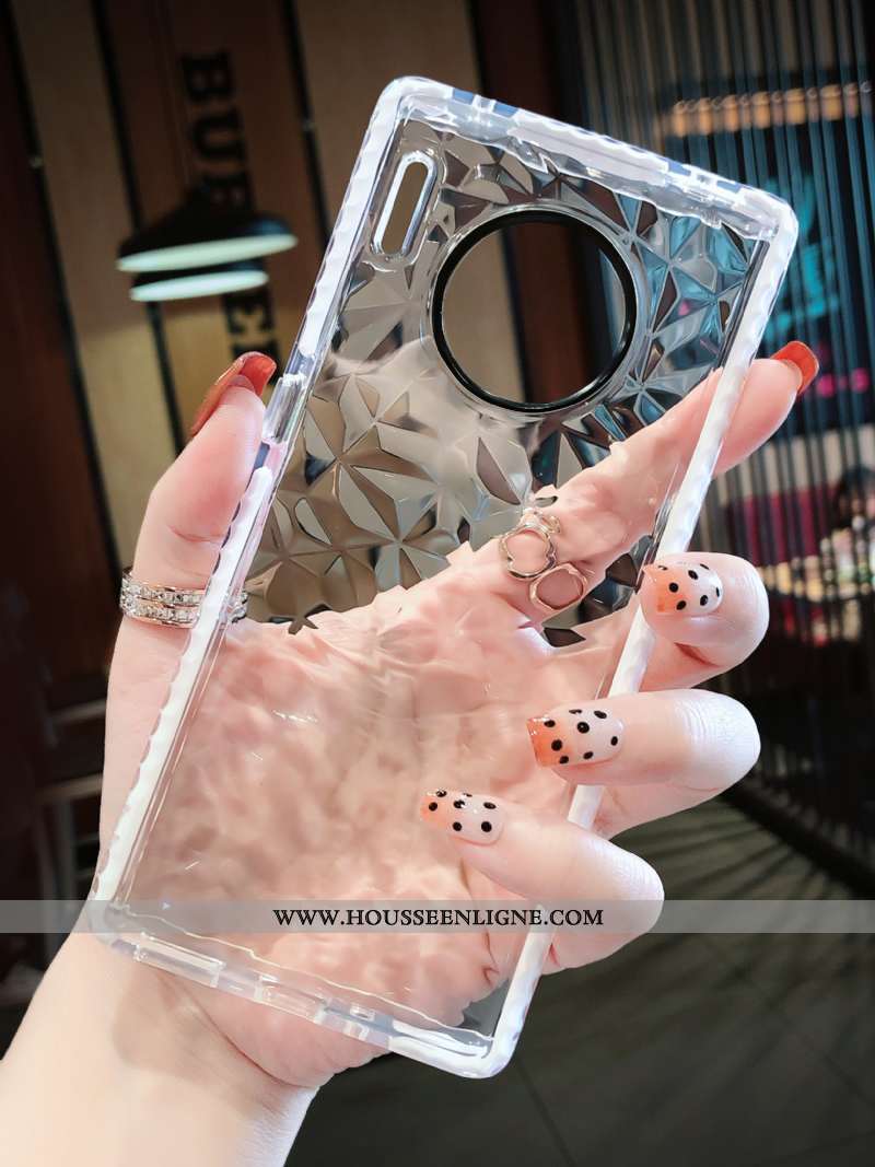 Coque Huawei Mate 30 Pro Créatif Tendance Simple Téléphone Portable Net Rouge Personnalité Rose