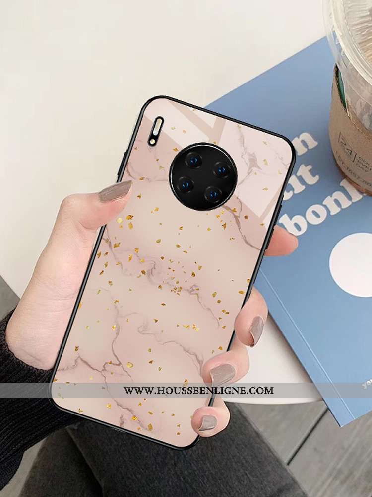 Coque Huawei Mate 30 Pro Légère Silicone Étui Tout Compris Blanc Original Verre Blanche
