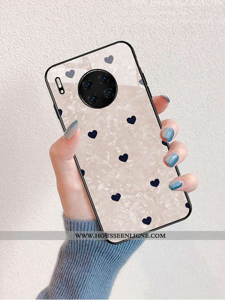 Coque Huawei Mate 30 Pro Légère Silicone Étui Tout Compris Blanc Original Verre Blanche