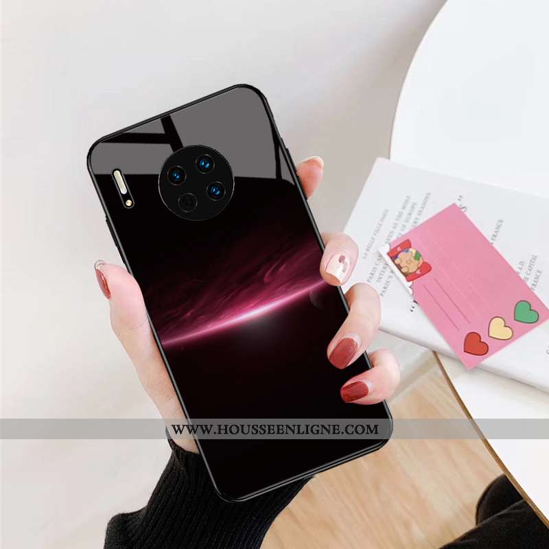 Coque Huawei Mate 30 Pro Tendance Légère Étui Protection Simple Ultra Bleu