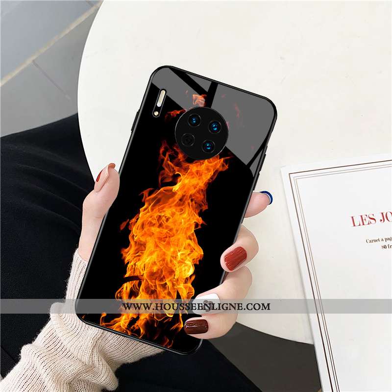 Coque Huawei Mate 30 Pro Tendance Légère Étui Protection Simple Ultra Bleu