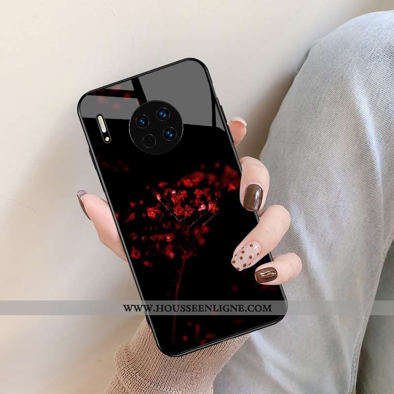 Coque Huawei Mate 30 Pro Tendance Légère Étui Protection Simple Ultra Bleu