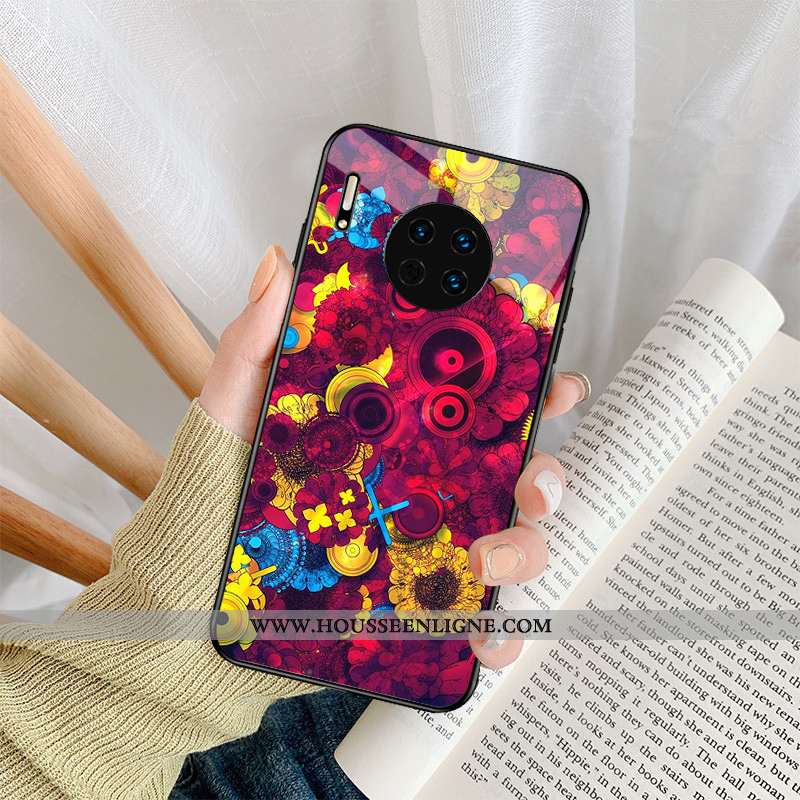 Coque Huawei Mate 30 Pro Tendance Légère Étui Protection Simple Ultra Bleu