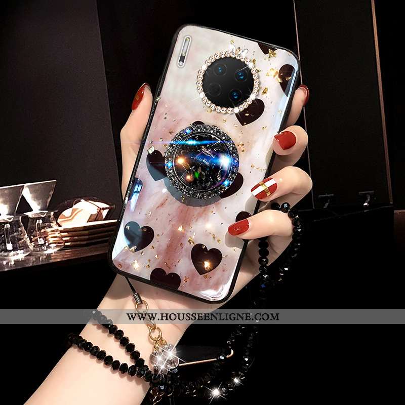 Coque Huawei Mate 30 Pro Tendance Silicone Téléphone Portable Tout Compris Rouge Mode Luxe