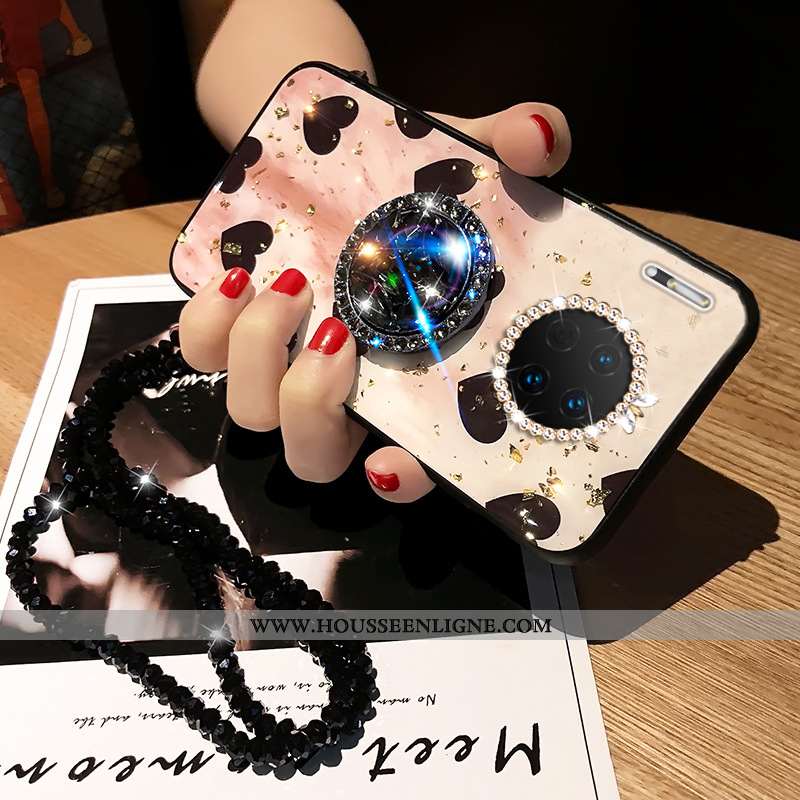 Coque Huawei Mate 30 Pro Tendance Silicone Téléphone Portable Tout Compris Rouge Mode Luxe