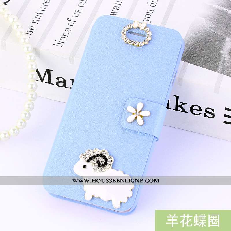 Coque Huawei Mate 30 Protection Cuir Housse Étui Téléphone Portable Bleu