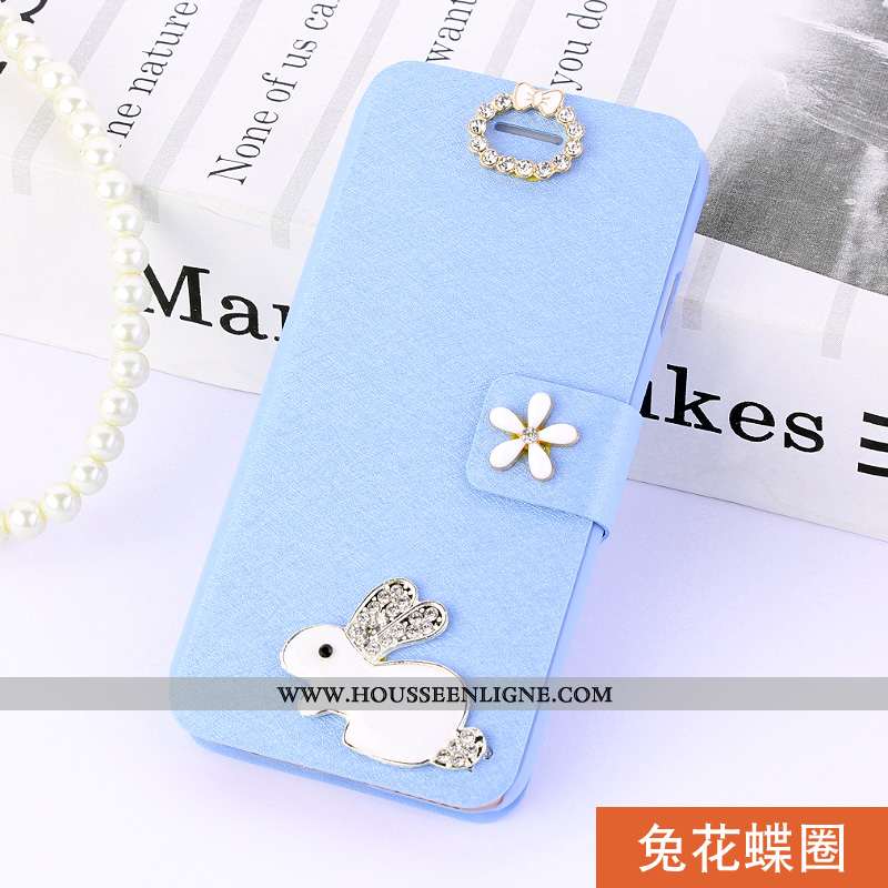 Coque Huawei Mate 30 Protection Cuir Housse Étui Téléphone Portable Bleu