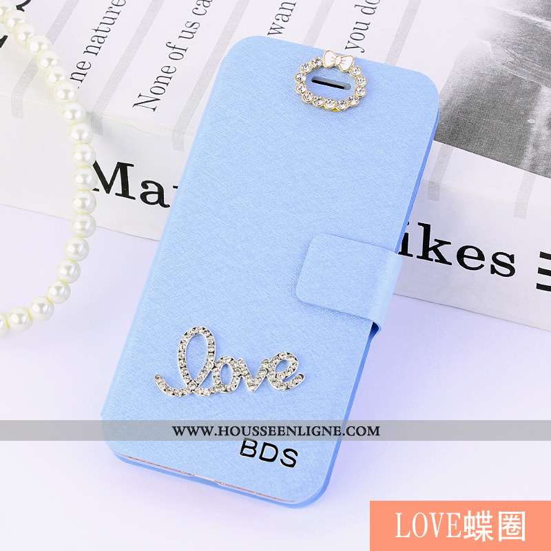Coque Huawei Mate 30 Protection Cuir Housse Étui Téléphone Portable Bleu