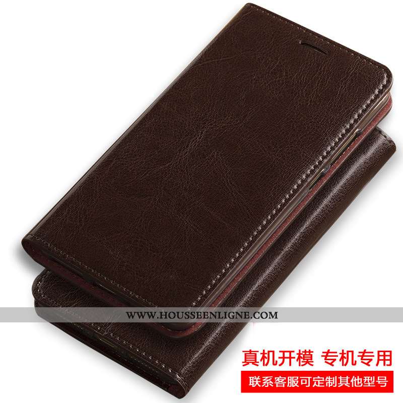 Coque Huawei Mate 30 Rs Protection Cuir Véritable Bovins Cuir Housse Tout Compris Rouge