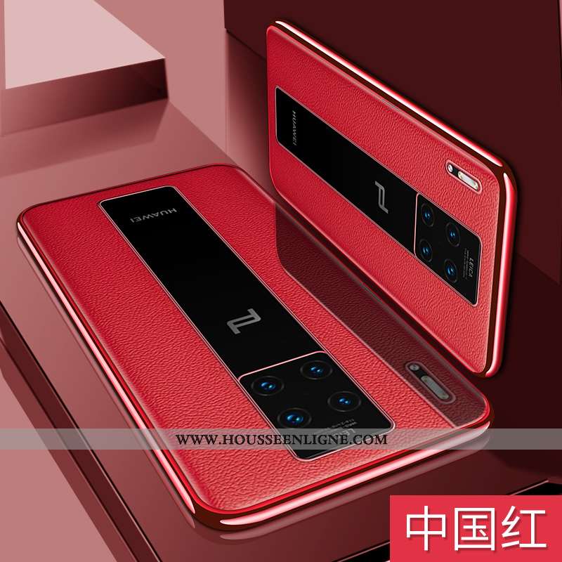 Coque Huawei Mate 30 Rs Transparent Fluide Doux Bleu Téléphone Portable Incassable Tout Compris