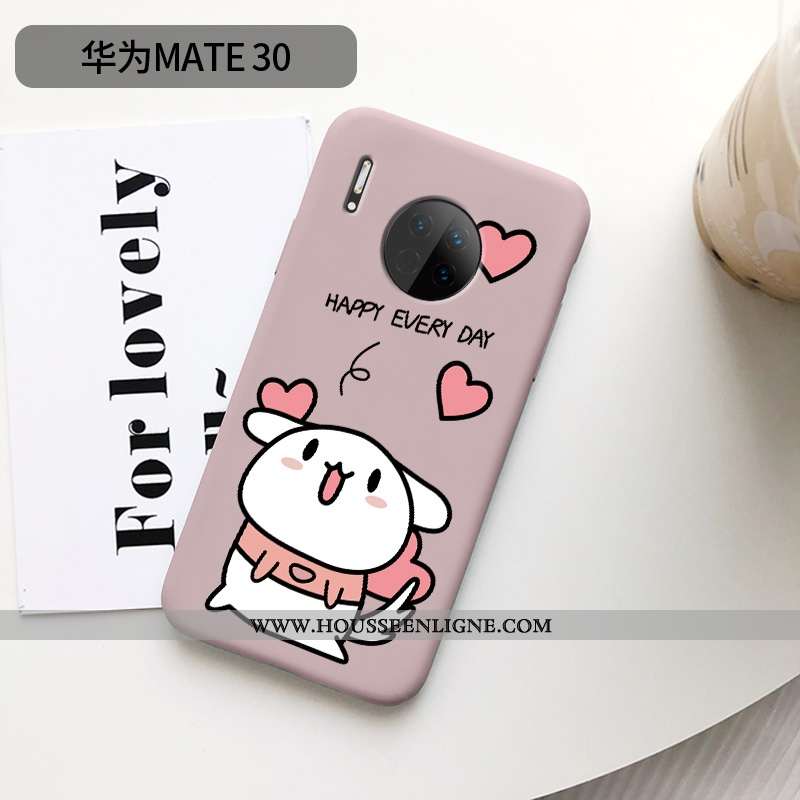 Coque Huawei Mate 30 Ultra Légère Créatif Personnalité Téléphone Portable Fluide Doux Rose