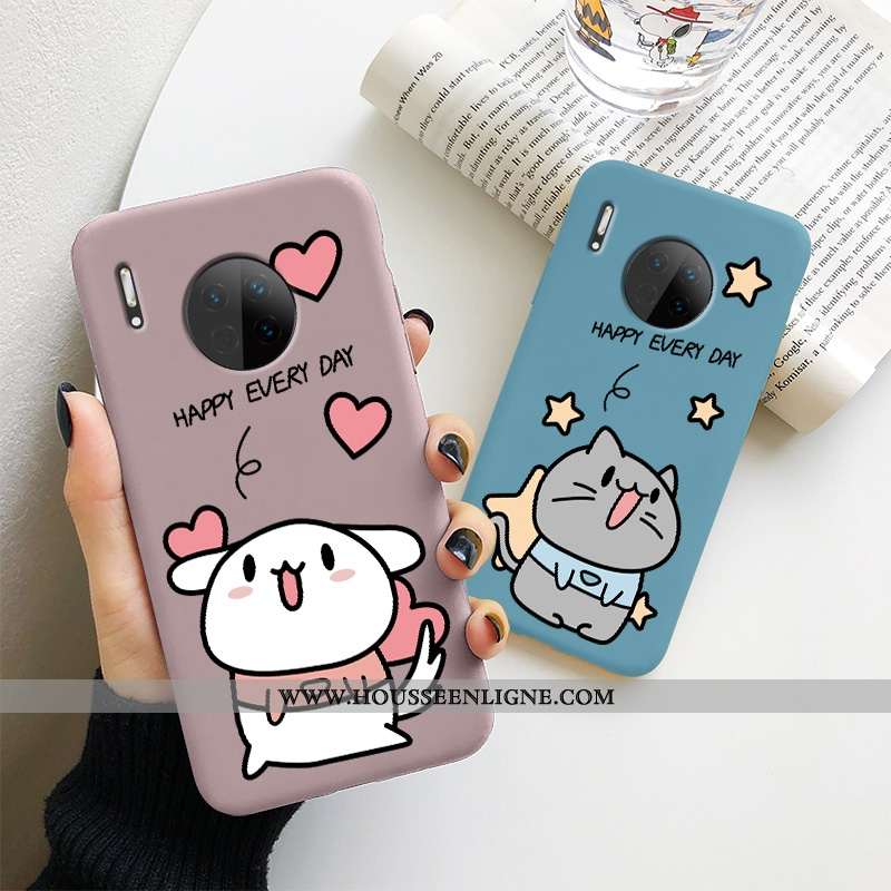 Coque Huawei Mate 30 Ultra Légère Créatif Personnalité Téléphone Portable Fluide Doux Rose