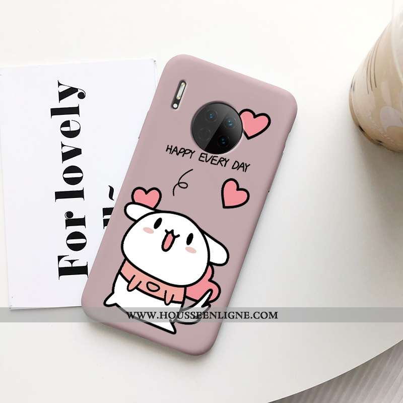 Coque Huawei Mate 30 Ultra Légère Créatif Personnalité Téléphone Portable Fluide Doux Rose