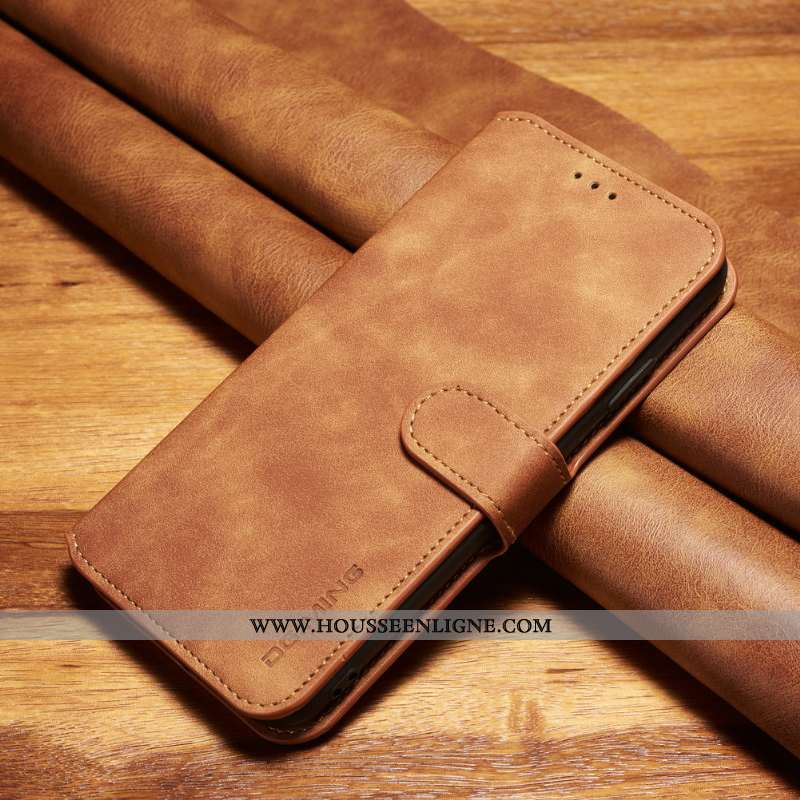 Coque Huawei Nova 5t Cuir Fluide Doux Business Incassable Téléphone Portable Étui Tout Compris Gris
