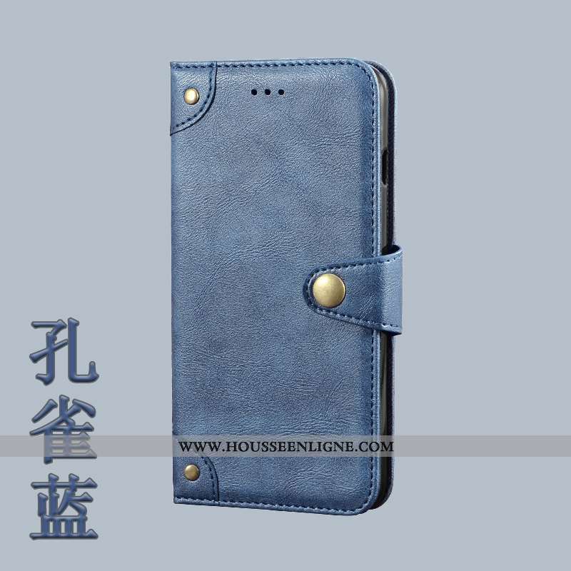 Coque Huawei Nova 5t Cuir Protection Étui Vin Rouge Carte Personnalité Métal Bordeaux