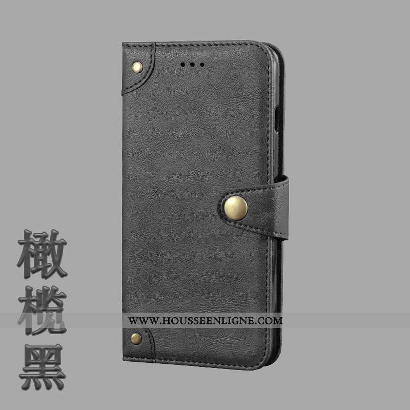 Coque Huawei Nova 5t Cuir Protection Étui Vin Rouge Carte Personnalité Métal Bordeaux