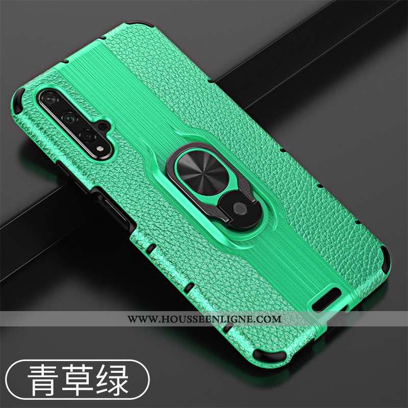 Coque Huawei Nova 5t Délavé En Daim Personnalité Tendance Étui Silicone Ballon Verte