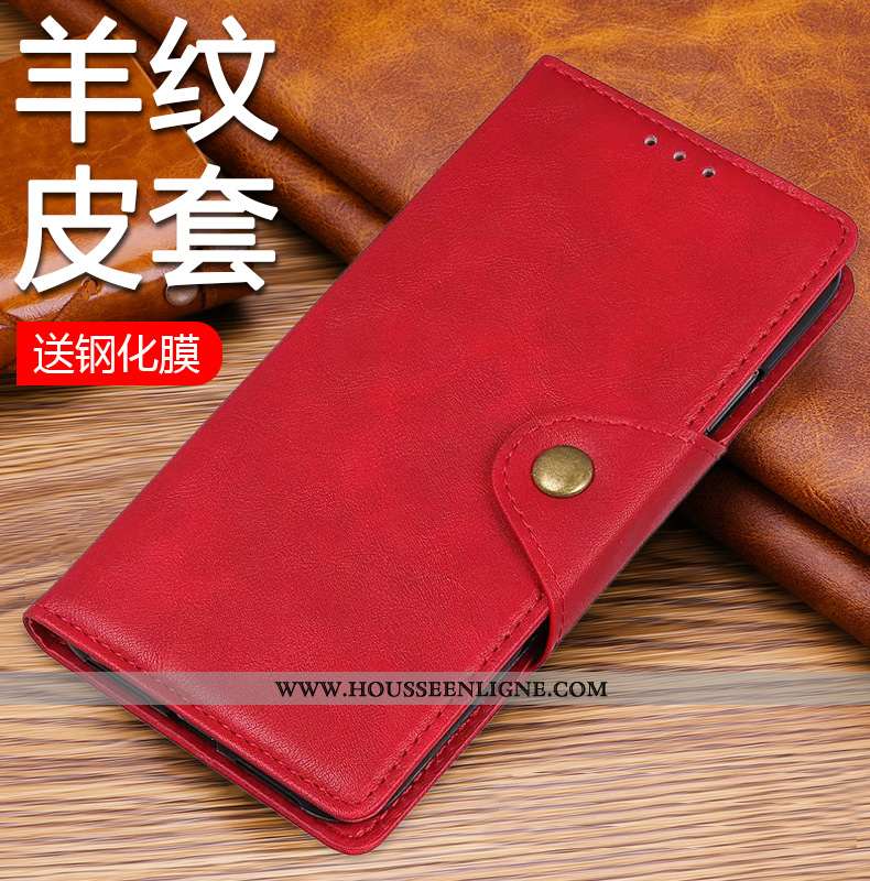 Coque Huawei Nova 5t Personnalité Cuir Marron Tempérer Housse Incassable Simple
