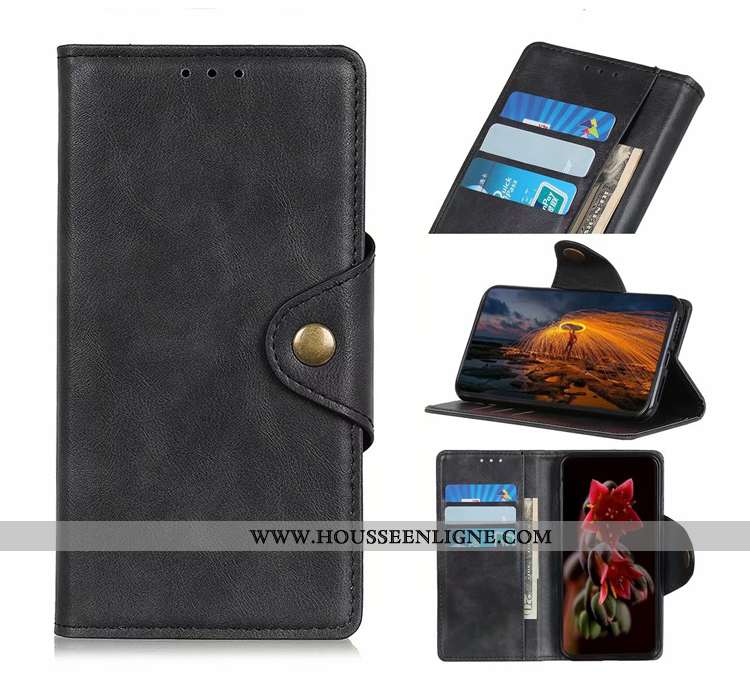 Coque Huawei Nova 5t Personnalité Cuir Marron Tempérer Housse Incassable Simple