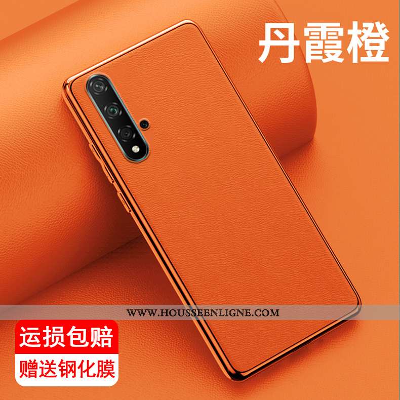 Coque Huawei Nova 5t Protection Personnalité Modèle Fleurie Créatif Tempérer Incassable Placage Oran