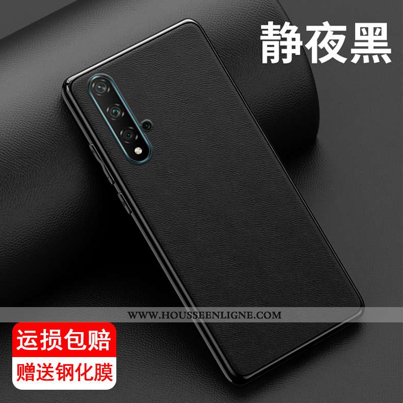 Coque Huawei Nova 5t Protection Personnalité Modèle Fleurie Créatif Tempérer Incassable Placage Oran