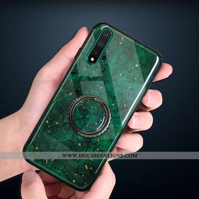 Coque Huawei Nova 5t Silicone Protection Vert Téléphone Portable Fluide Doux Étui Incassable Turquoi